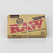 RAW 500's. Natural Unrefined - 20 packs [CP1147] 1 - 1/4" Size ONE