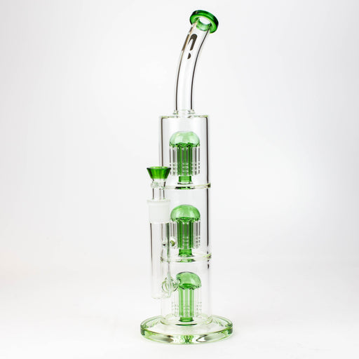 16" Infyniti Triple tree arms percolator glass bong-Gr Straight Tube Bong ONE