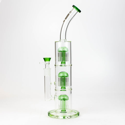 16" Infyniti Triple tree arms percolator glass bong-Gr Straight Tube Bong ONE