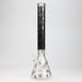 19.5" Gold leaf 9 mm glass water bong Beaker Bong ONE Black-E