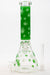 14" Leaf Glow in the dark 7 mm glass bong [A52]- - One Wholesale