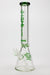 16" MGM glass / 9 mm / beaker glass water bong-Color-Green - One Wholesale