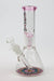 10" AQUA Single tree arms percolator glass water bong-Pink - One Wholesale