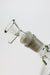 12" AQUA Dual tree arms percolator glass water bong- - One Wholesale
