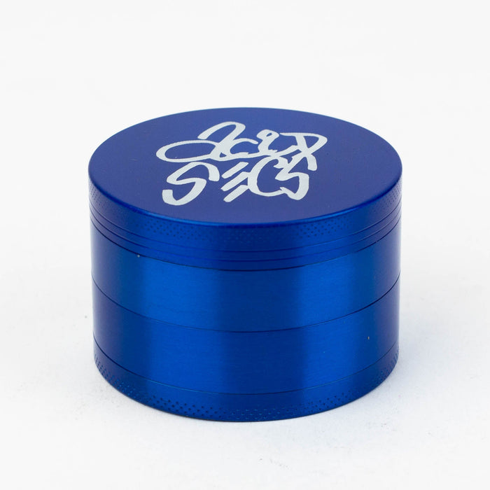 Acid Secs 4 parts metal herb Large grinder Regular Grinder Acid Secs Productions Inc. Blue