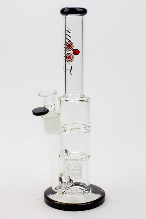 12" ZOOM Tornado and showerhead glass bong [B6] Glass Bong Canadian Distributor Black