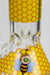 8" NM glass water bong-Bee- - One Wholesale