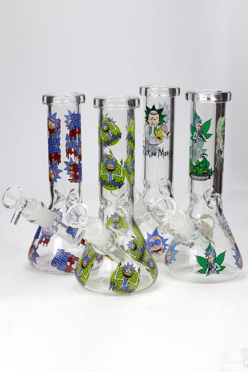 8" NM glass water bong-CL Glass Bong BANKA