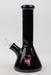 12" Kitty black 7 mm glass beaker bong [CD2001]- - One Wholesale