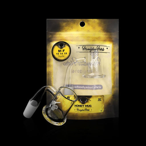Honeybee Herb - HONEY MUG QUARTZ BANGER - 90° DEGREE | YL Banger · Oil Burner Honeybee Herb