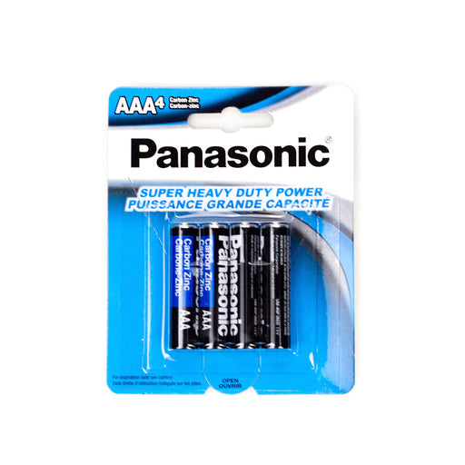 Panasonic Super Heavy duty power AAA4 Batteries Box of 12 Battery ONE