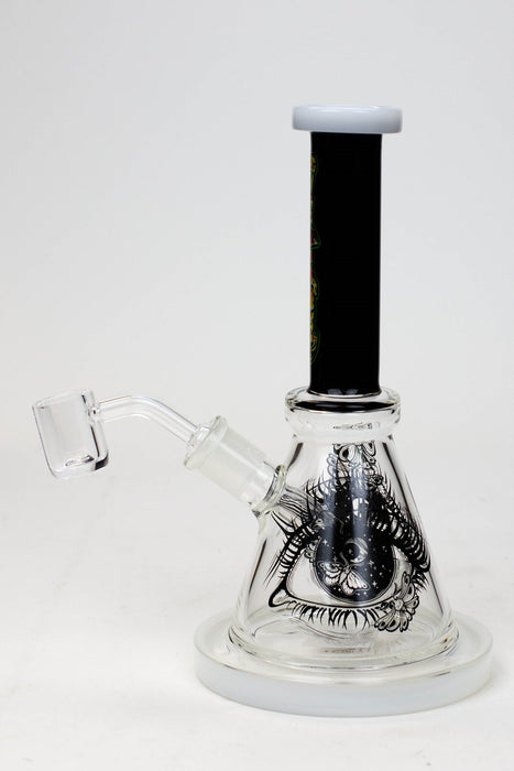 8" Small Rig with Decal and Banger-G - One Wholesale