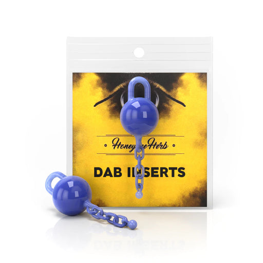 Honeybee Herb - Glass Terp Chain - One Piece Cap · Dabber · Insert · Clip · Nail Honeybee Herb Blue