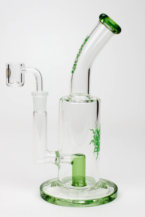 8" HAZE 2-in-1 shower head diffuser Bent Neck Dab Rig[HZ024] Glass Rig Canadian Distributor