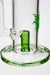 8" HAZE 2-in-1 shower head diffuser Bent Neck Dab Rig[HZ024] Glass Rig Canadian Distributor