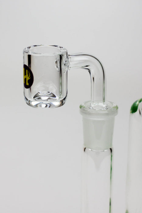 8" HAZE 2-in-1 shower head diffuser Bent Neck Dab Rig[HZ024] Glass Rig Canadian Distributor
