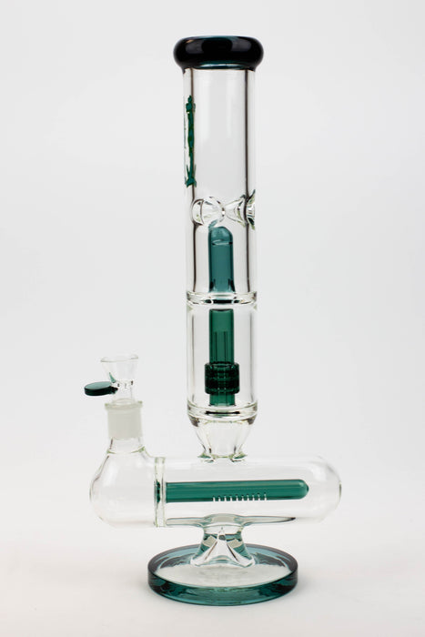 14" KUSH inline diffuser / splash guard / 7 mm / glass bong [K5003] Glass Bong Canadian Distributor Teal