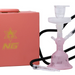 NG-13 inch Sandblasted Hookah Set [TD-2] Hookah High-End Brands Glass Pink