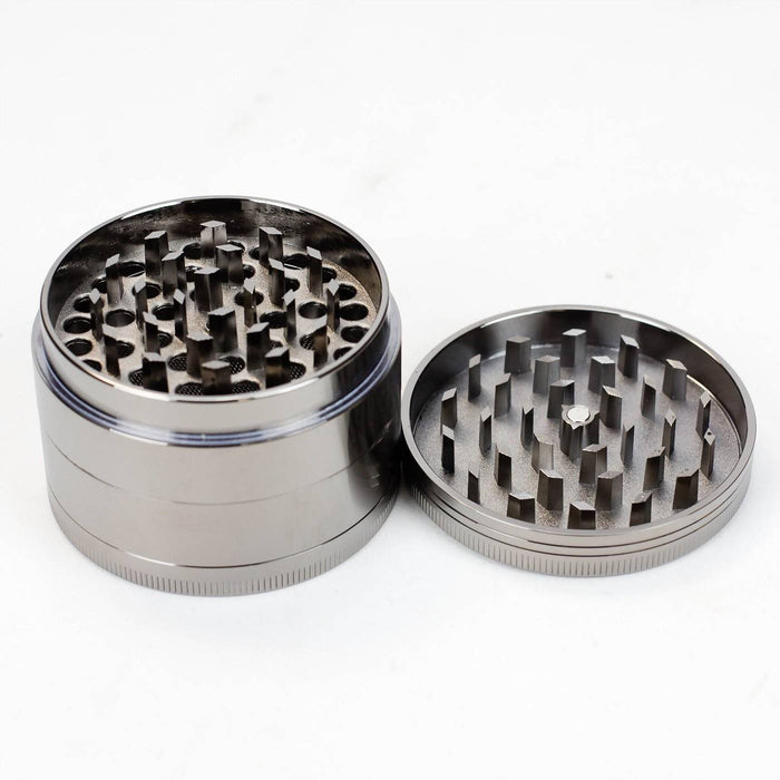 6.3 cm (2.5 inch) Spice Grinder, 4 Part, Vintage, Ancient Symbol Design, Magnetic Lid, Durable Zinc Alloy, Pollen Catcher - Leaf-Way Brand Accessories Regular Grinder Leaf-Way Store
