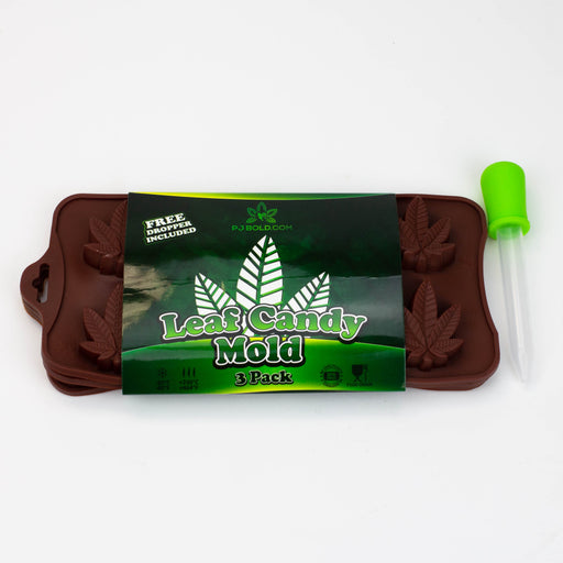 Leaf Candy Mold with Dropper - 3 pack Mold ONE