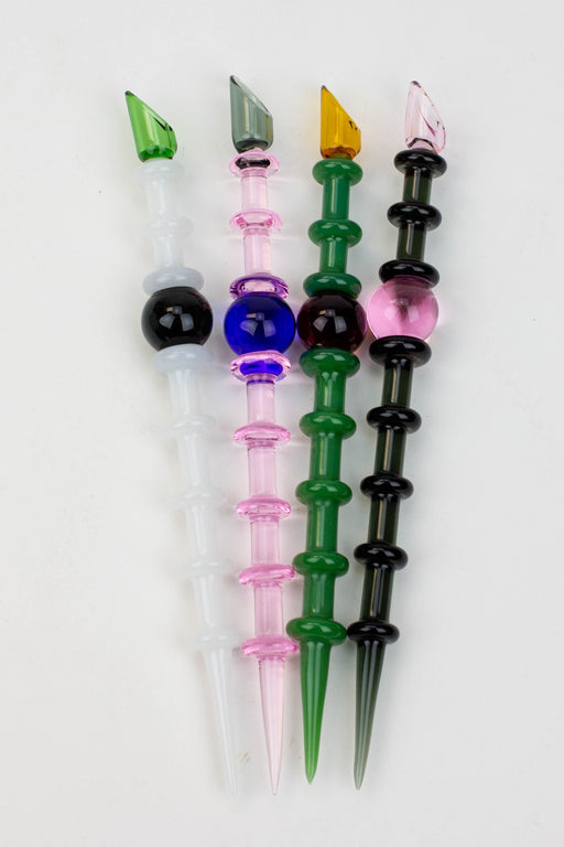 Glass Dabber [SKGA1233] Pack of 4 Cap · Dabber · Insert · Clip · Nail Canadian Distributor