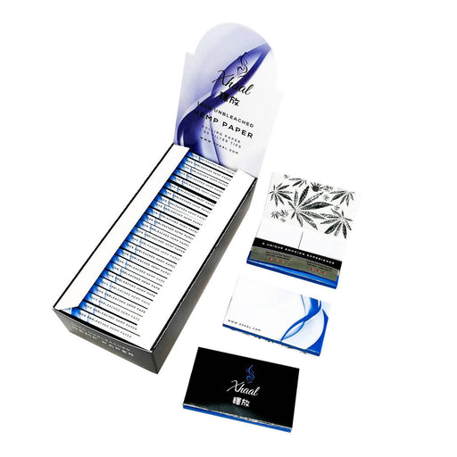 Rolling Papers | Box of 25 1 - 1/4" Size Xhaal Inc Hemp