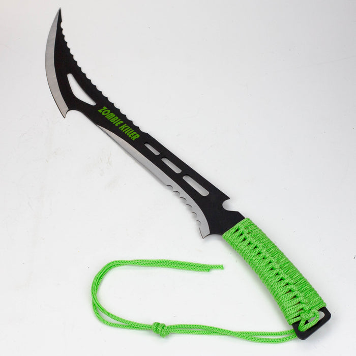 25" Tactical Zombie Machete Sword [T250035GN]