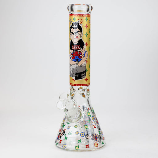 14" Dope Squad 7mm Glass Bong JJ Distribution 1-Gamer