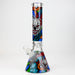 14" Freaky Clown Glow in the dark 7mm Glass Bong JJ Distribution 2-Baldy