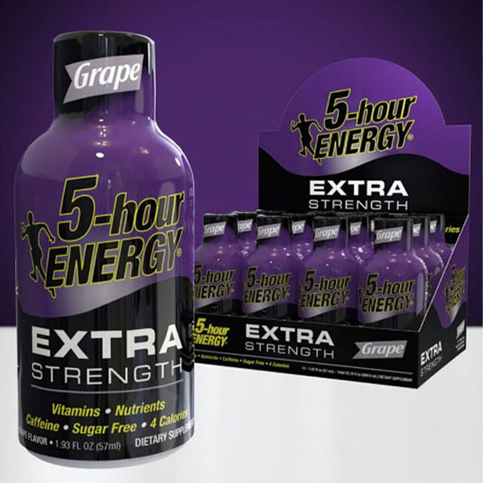 Grape Flavor Extra Strength 5-hour ENERGY Drink Energy Drink ONE