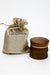 Bamboo Four Piece Grinder-Walnut Stained Bamboo - One Wholesale