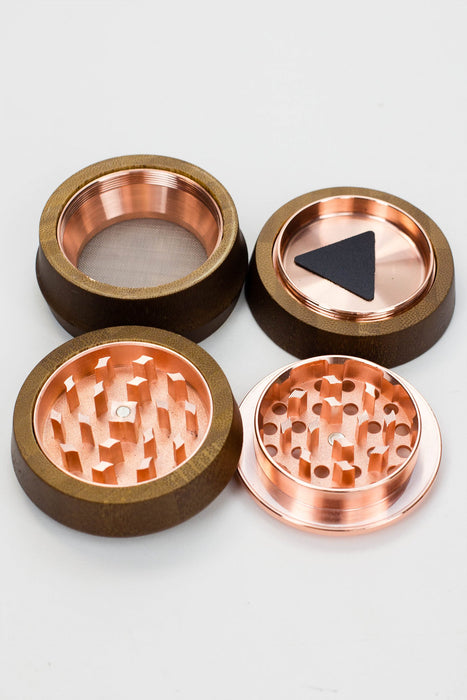 Bamboo Four Piece Grinder- - One Wholesale