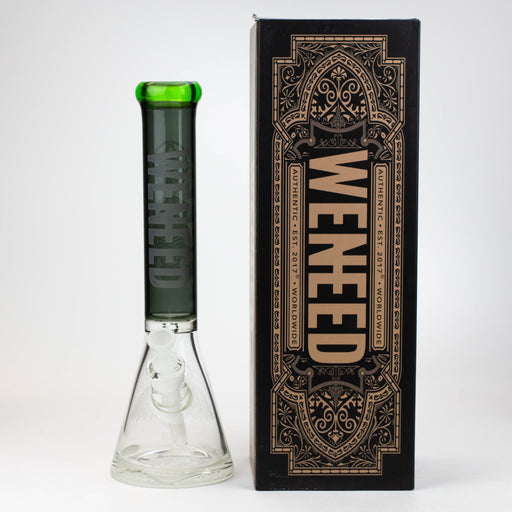 WENEED®-15" Skele Owl Beaker 9mm Glass Bong WENEED®