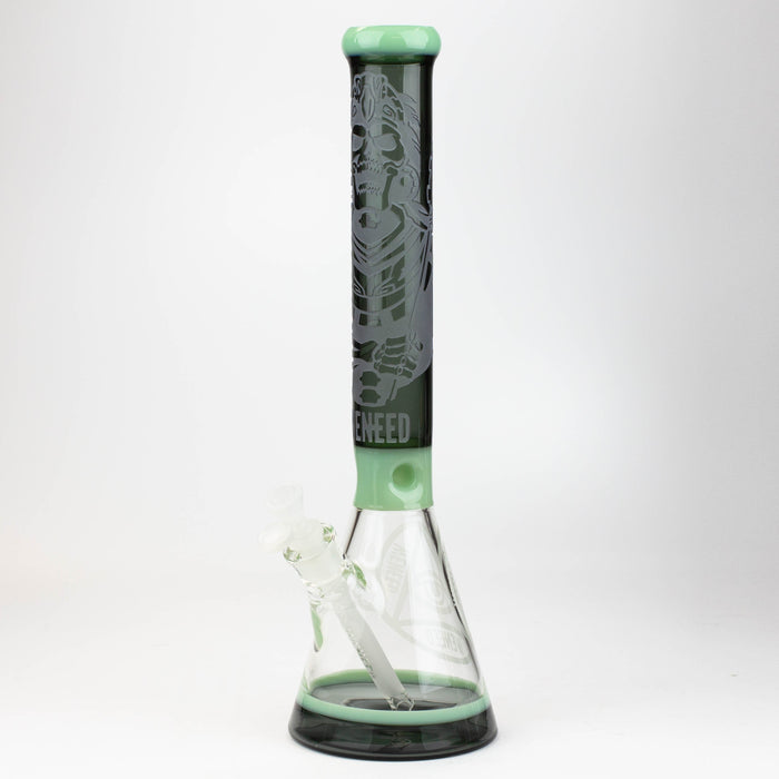 WENEED®-18" Undead Warrior Beaker 7mm Glass Bong WENEED® Mint