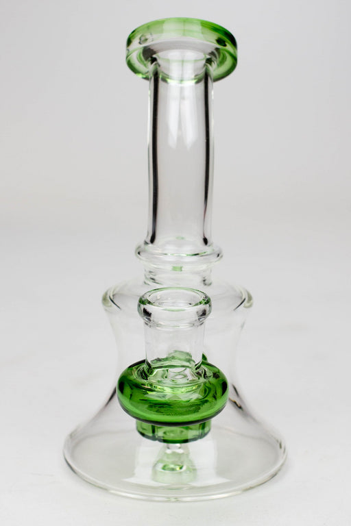Water Pipe 6 inches rig - Color Glass Rig Honeybee Herb