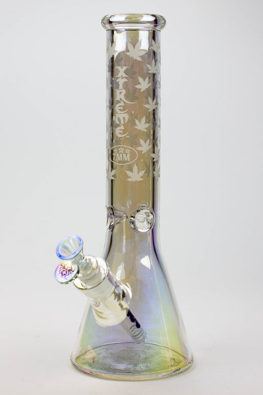 13" XTREME Glass / 7 mm / Electroplated Glass beaker Bong Glass Bong Canadian Distributor Dream