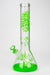 15" Tree of Life classic beaker glass bong-Lime Green - One Wholesale
