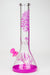 15" Tree of Life classic beaker glass bong-Pink - One Wholesale