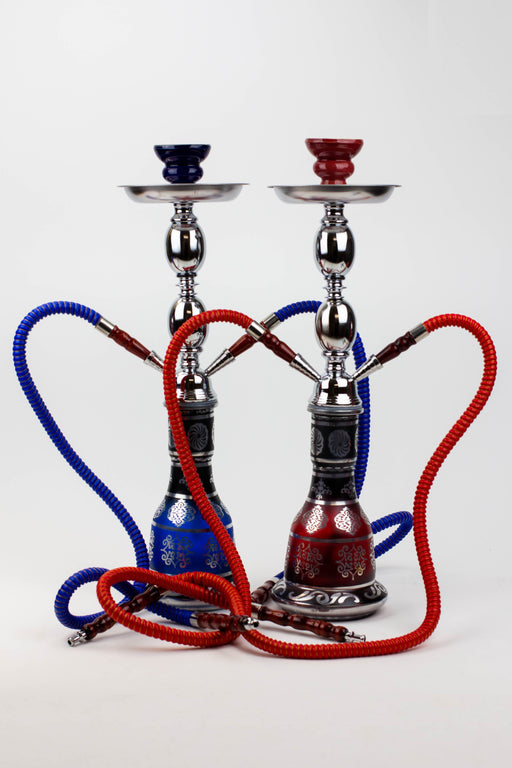 20" 2 hoses decorative metal baluster Hookah [AK2268] Hookah Canadian Distributor