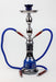 20" 2 hoses decorative metal baluster Hookah [AK2268] Hookah Canadian Distributor Blue