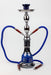 20" 2 hoses decorative metal baluster Hookah [AK2268]-Blue - One Wholesale