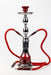 20" 2 hoses decorative metal baluster Hookah [AK2268] Hookah Canadian Distributor Red