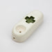 Handmade Ceramic Smoking Pipe [Green Cross] Ceramic Pipe Black Piranha Designs