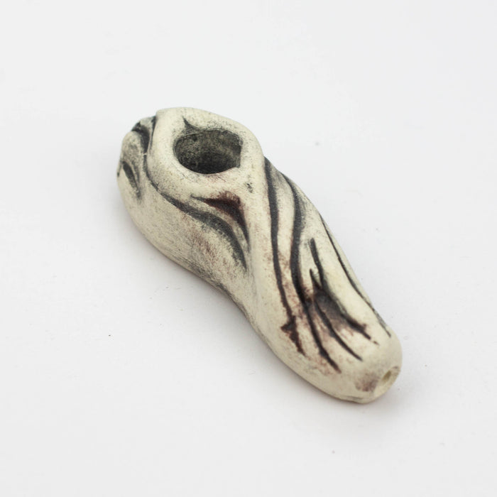 Handmade Ceramic Smoking Pipe [COLLECTIONS]-Wood - One Wholesale