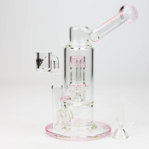 7" XTREME 2-in-1 Showerhead perc. glass Bong [XTR305] Glass Bong Canadian Distributor Pink