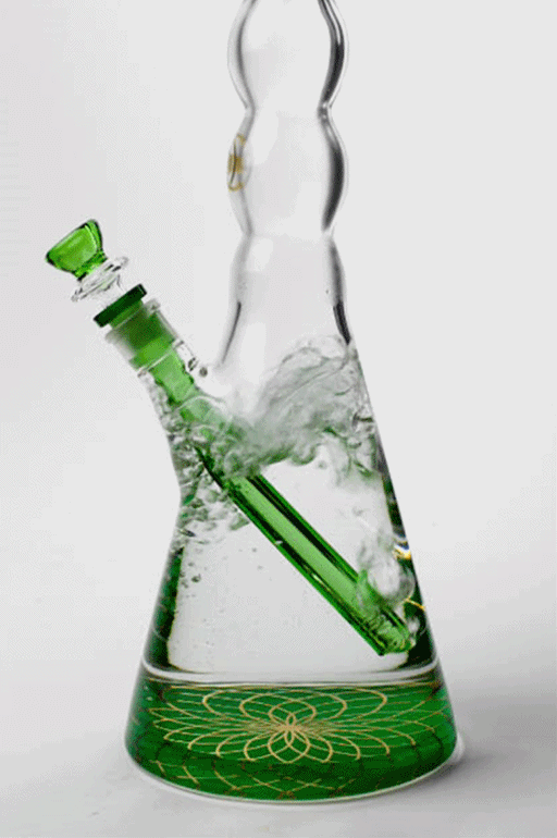 32" DANK 7 mm curved tube beaker water bong Glass Bong Northern Aurora Trading Ltd