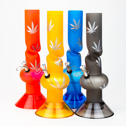 13" acrylic water pipe assorted [FAM-DA] Beaker Bong ONE