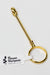 Flower Stampede Ring Roach Clip-Yellow Gold - One Wholesale