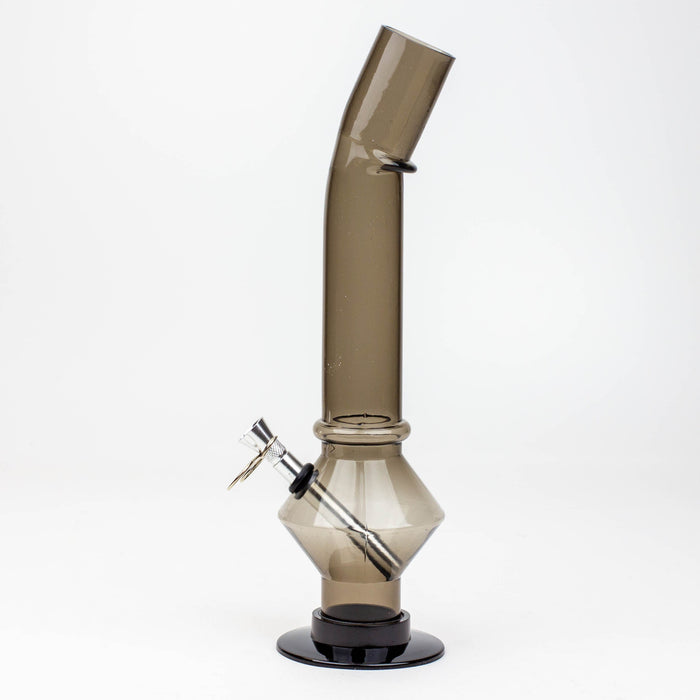 11" bent neck acrylic water pipe assorted [FP series] Beaker Bong ONE