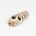 Handmade Ceramic Smoking Pipe [MINI GATOR] Ceramic Pipe Black Piranha Designs